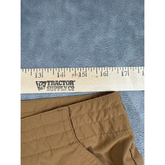 Patagonia Hiking Cargo Pant Women’s Size 12 Cropped Brown Drawstring Hem Vintage - Picture 5 of 16